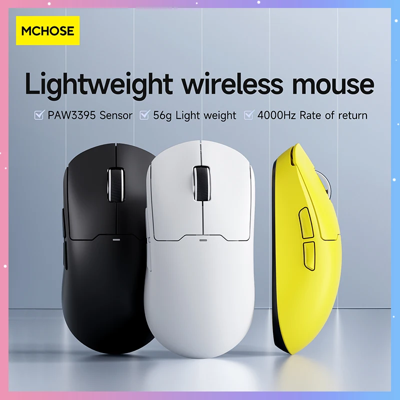 

Беспроводная Bluetooth-мышь, 3 режима, 2,4 ГГц, 26000DPI