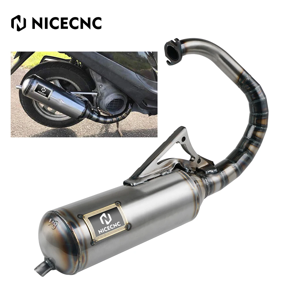 

Motorcycle Exhaust for Honda DIO SA50 SR50 SK50 SYM DD50 Kymco ZX DJ Refined DIO -Elite 50cc 46mm-50mm