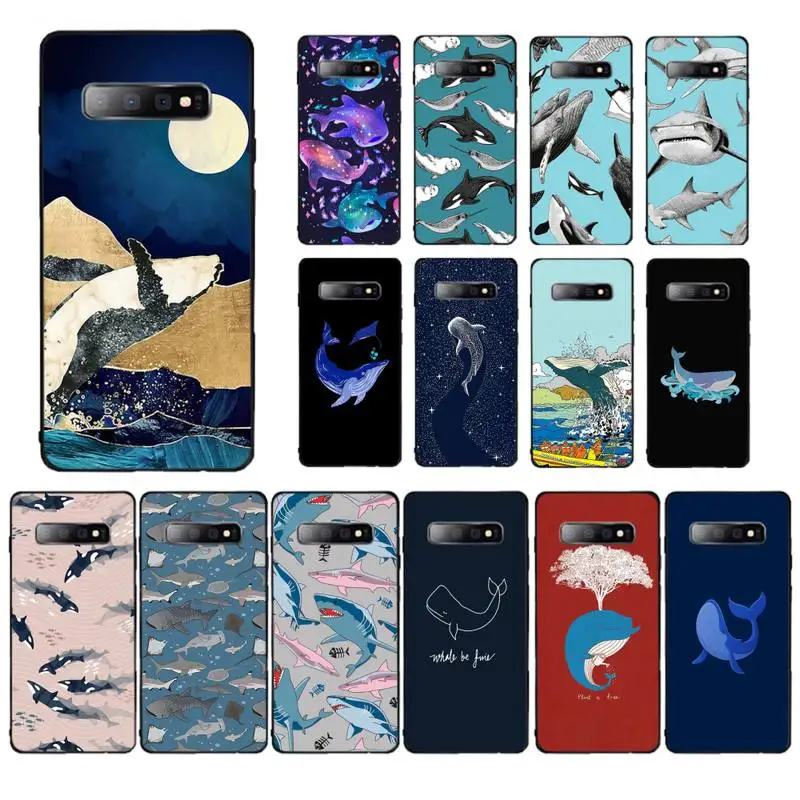 

MaiYaCa Ocean Big Fish Whale Phone Case for Samsung S10 21 20 9 8 plus lite S20 UlTRA 7edge