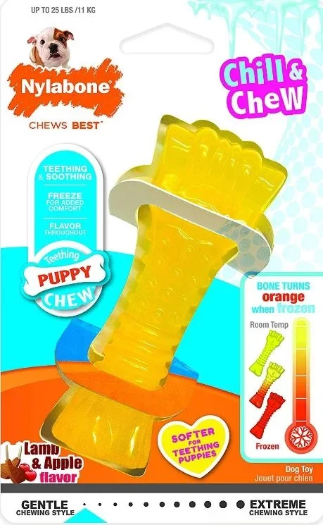 

Nylabone Puppy Chew Color Changing Chill N Chew Bone - Mini Souper 1 count