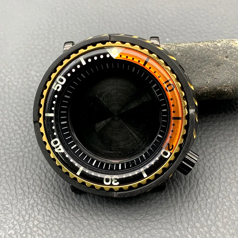 47 мм нержавеющая сталь 316L с сапфиром 20 АТМ водонепроницаемый корпус для часов