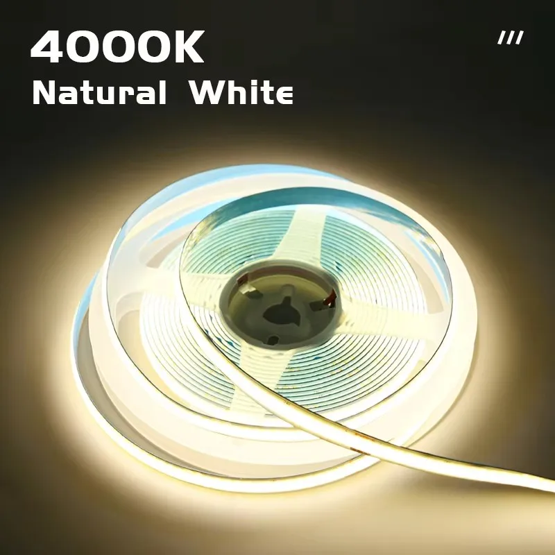 

TUNICHX Светодиодная лента COB 320 светодиодов/м 12/24В 5/10 м