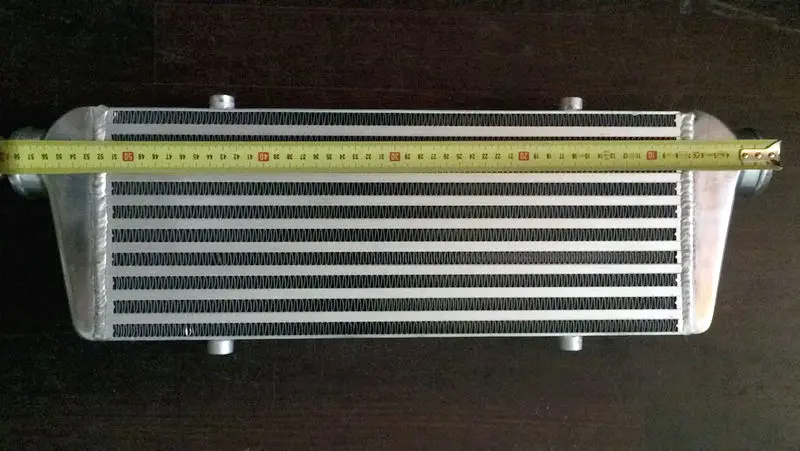 Универсальный передний алюминиевый интеркулер 590*205*69 мм вход/выход 56 высокий