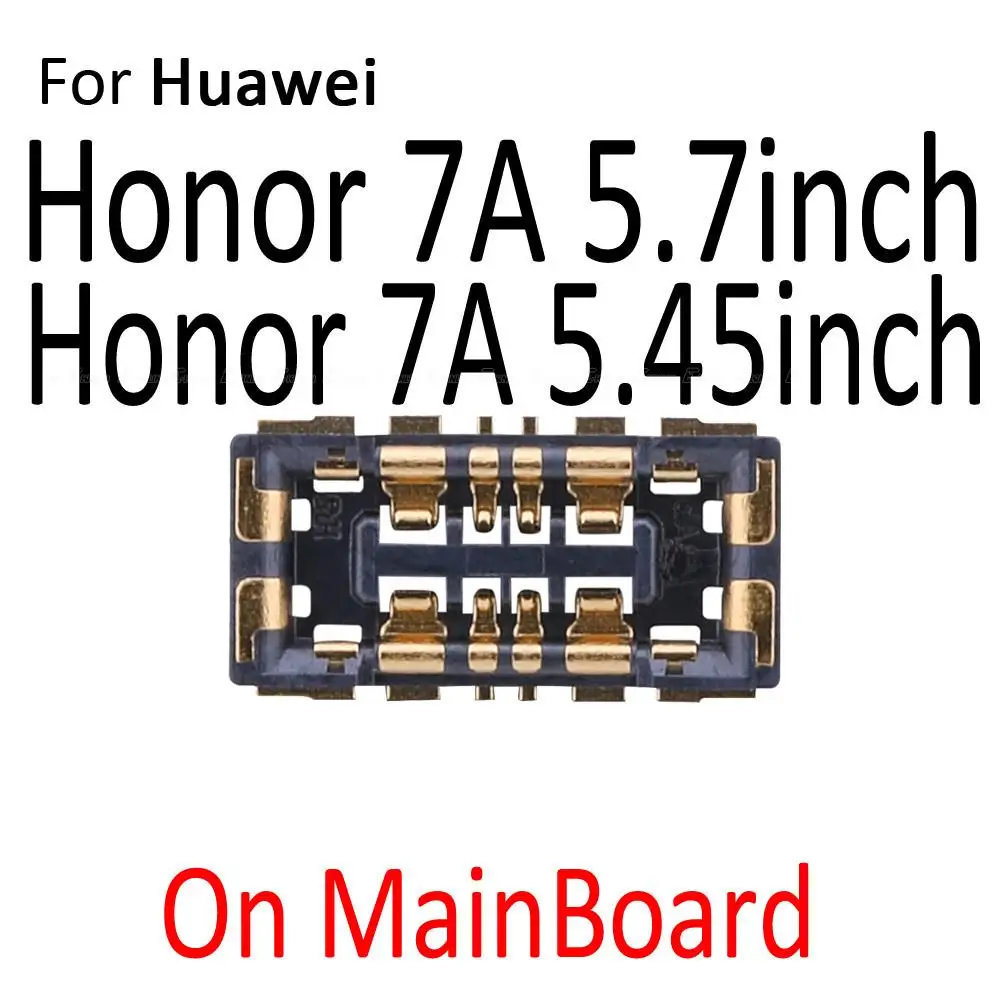 2 шт./лот внутренний аккумуляторный разъем FPC для Huawei Honor 5C 6C 7C 6A 7A Pro 6X 7X 7S на гибком