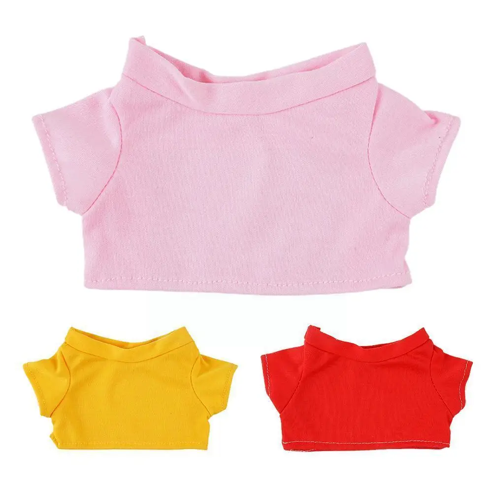 

For 30 cm Mini Duck Plush Toy Clothes T-shirt Overalls Clothes Children's Plush Toys Animal Accessories Cute Dolls F6N7