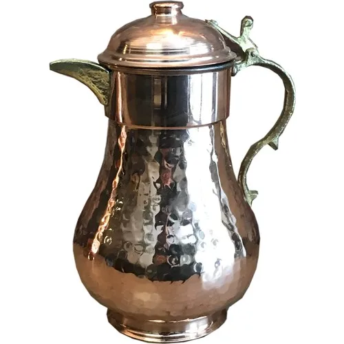 Barbecue Cart Handmade Traditional Clamshell Copper Jug | Milk Jugs