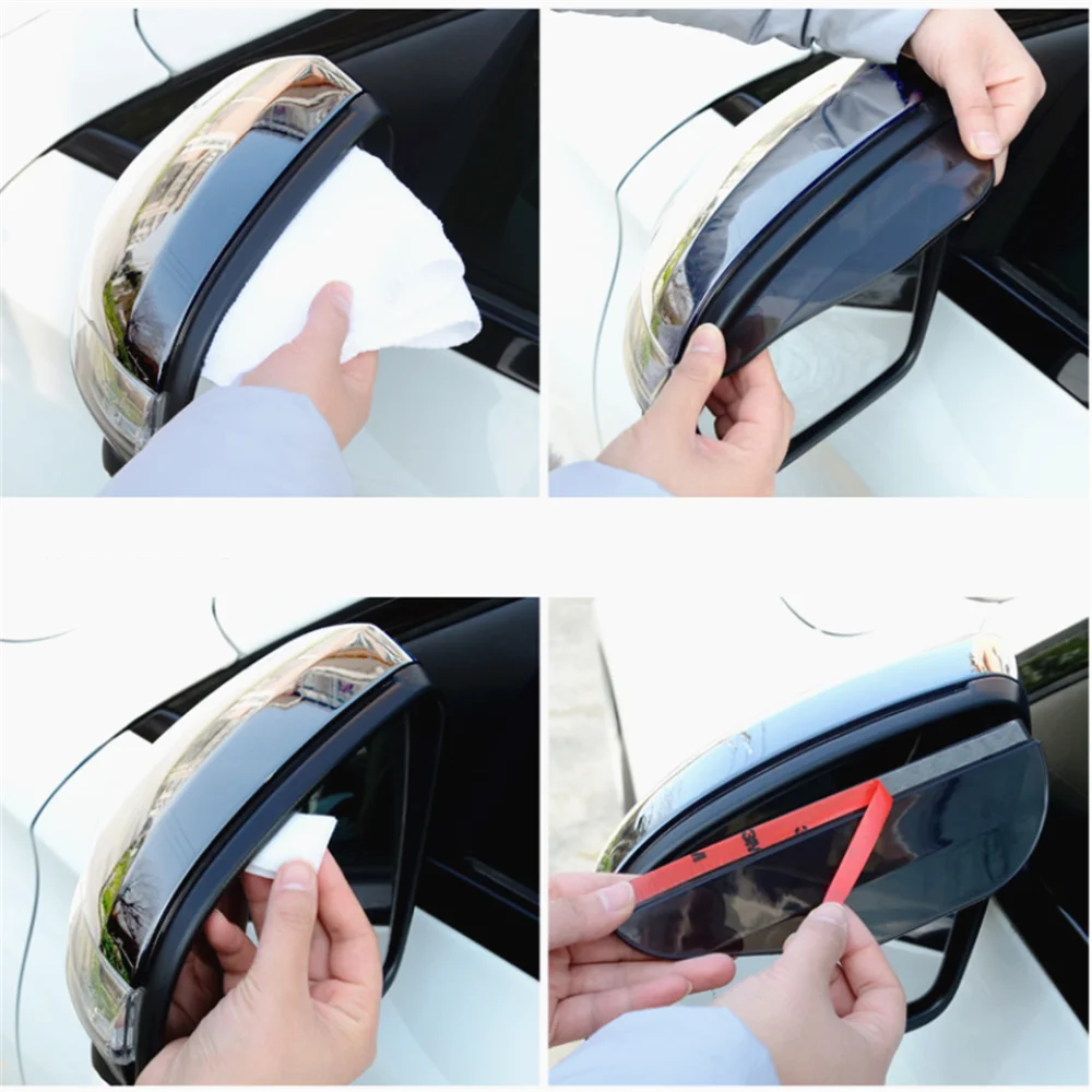 Автомобильное Зеркало водонепроницаемая бровь от дождя для Renault avgek Captur Kaptur Clio 2 3 4