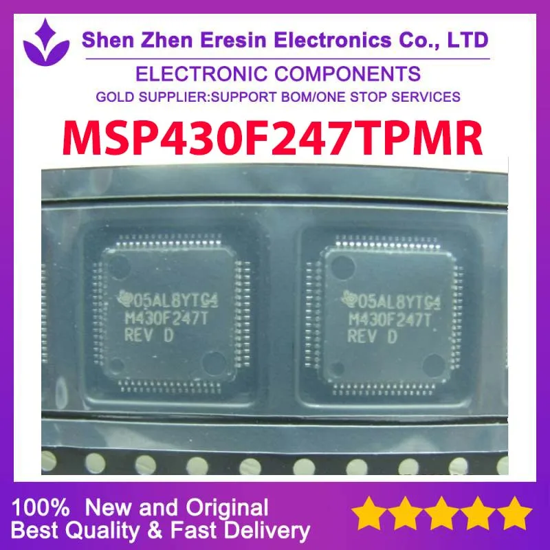 Бесплатная доставка 5 шт./лот MSP430F247TPMR TQFP64 новый и оригинальный