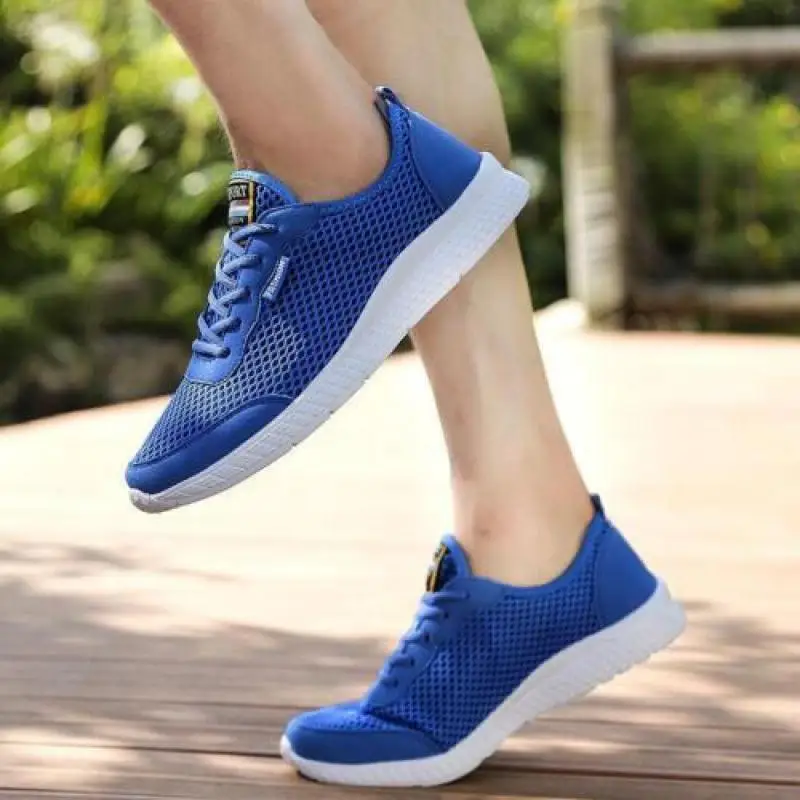 

Мужские повседневные сетчатые туфли, дышащие летние пляжные туфли для бега, новинка 2021, 2021