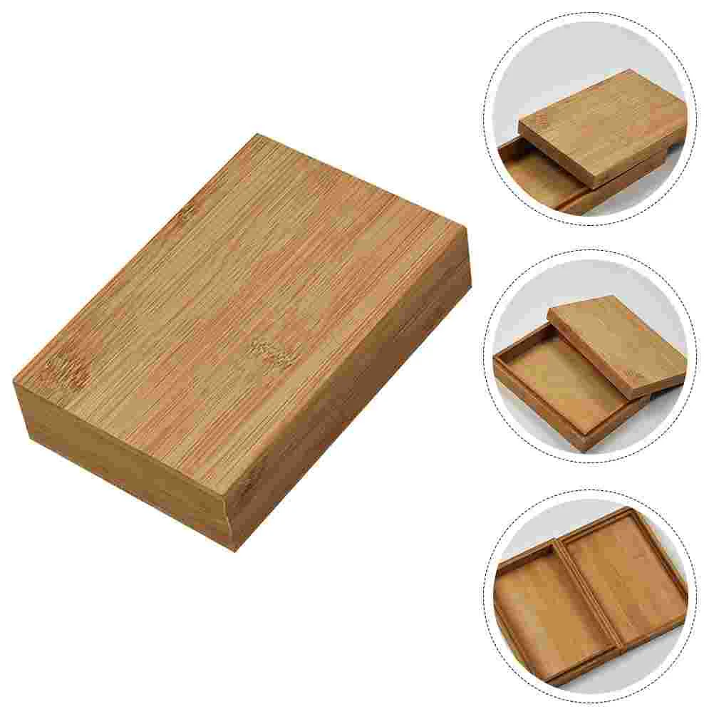 

1Pc Wooden Tea Leaf Packing Box Portable Brick Tea Packing Box (Wood Color)