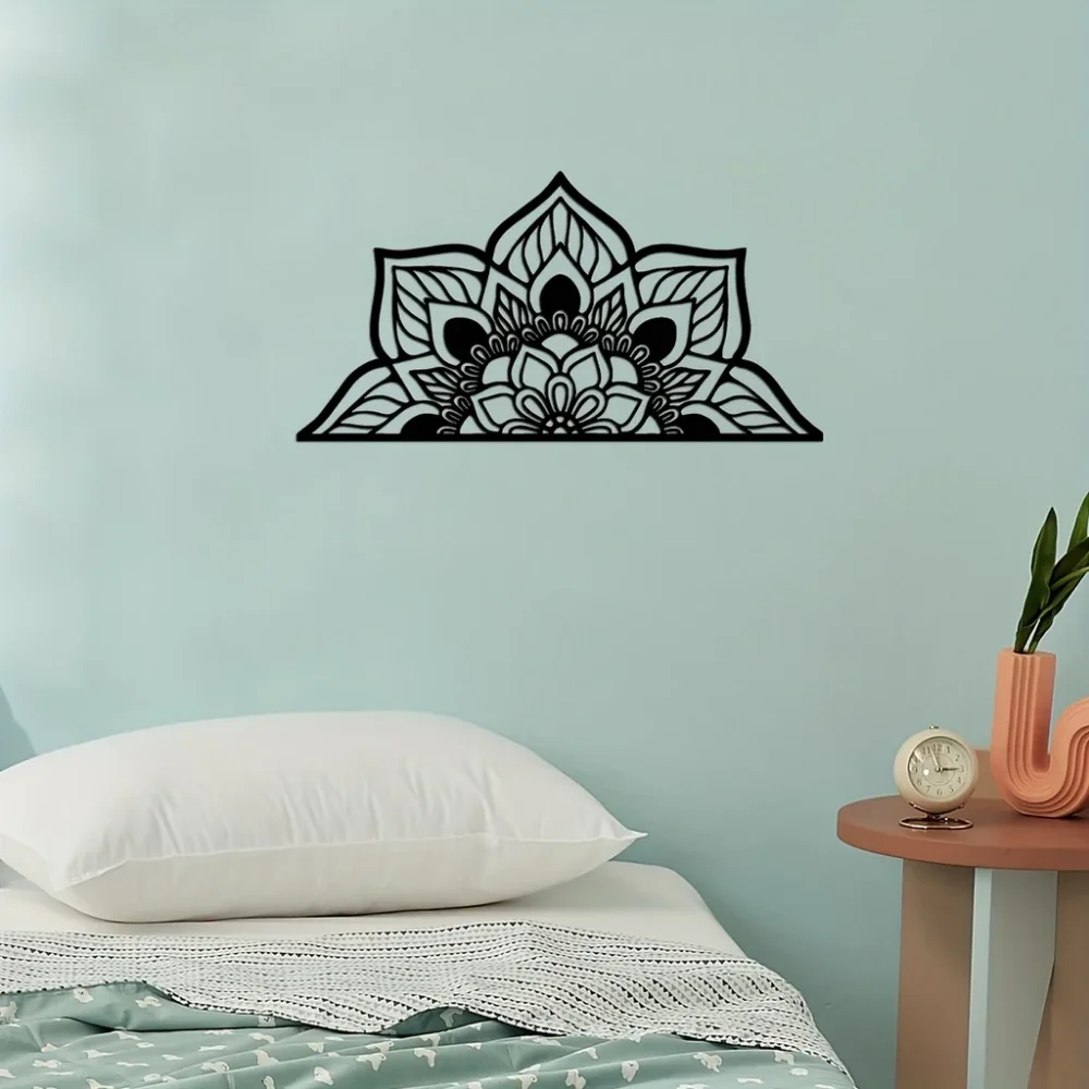 Элегантный Большой Металлический Настенный Декор С Мандалой: Великолепное