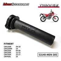motorcycle handlebar hand grip dual cable throttle tube for honda crf250r crf250x crf250rx crf450l crf450r crf450rwe crf450x