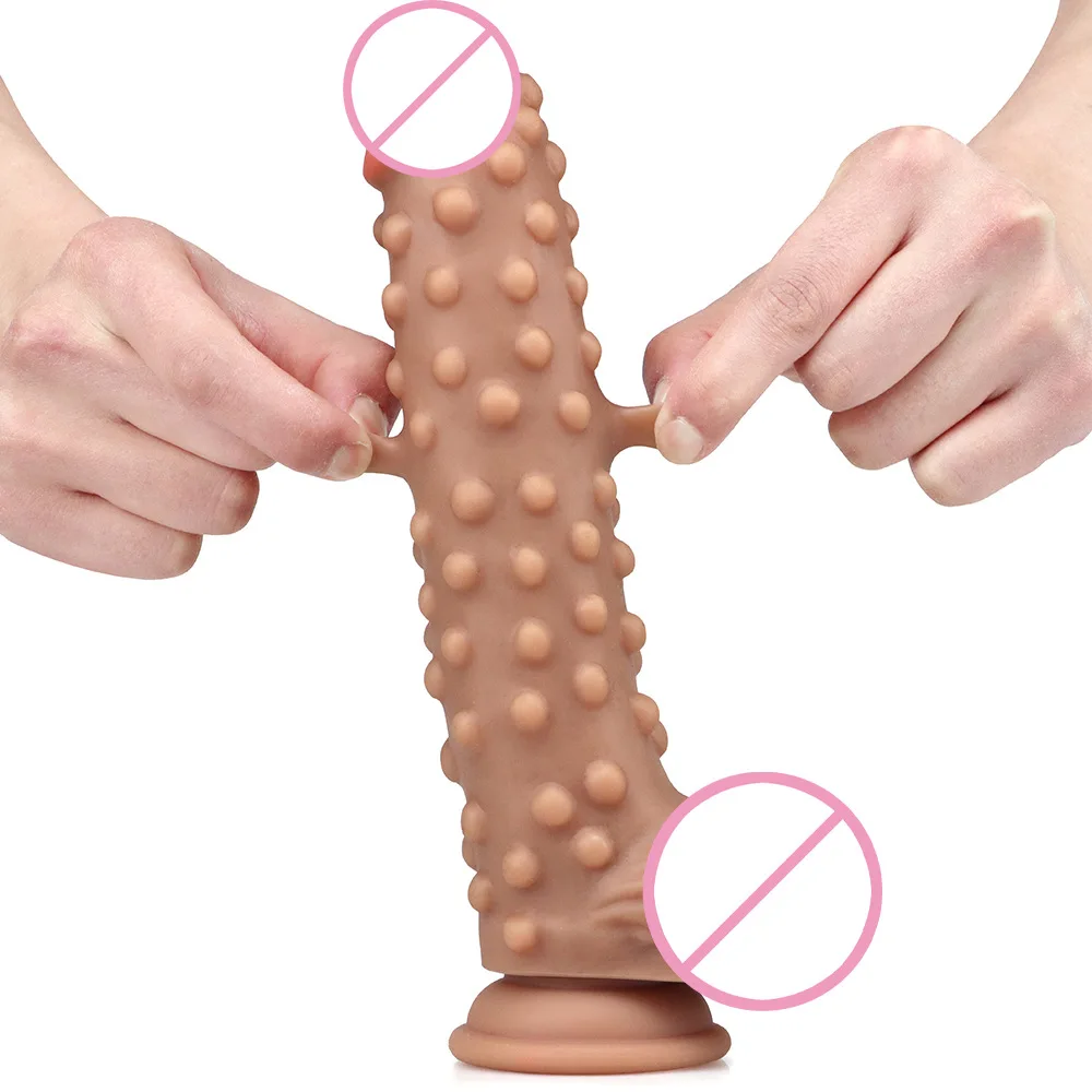 Мягкий большой фаллоимитатор на присоске реалистичный мужской искусственный