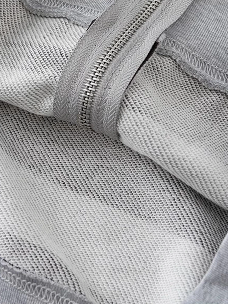 Женский свитшот в полоску PUWD повседневный на молнии осень 2023 винтажный Топ с