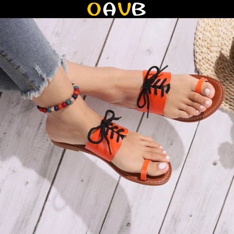 

Шлепанцы OAVB женские, сандалии со шнуровкой, шлепанцы, пляжные тапочки, сланцы, лето 2023