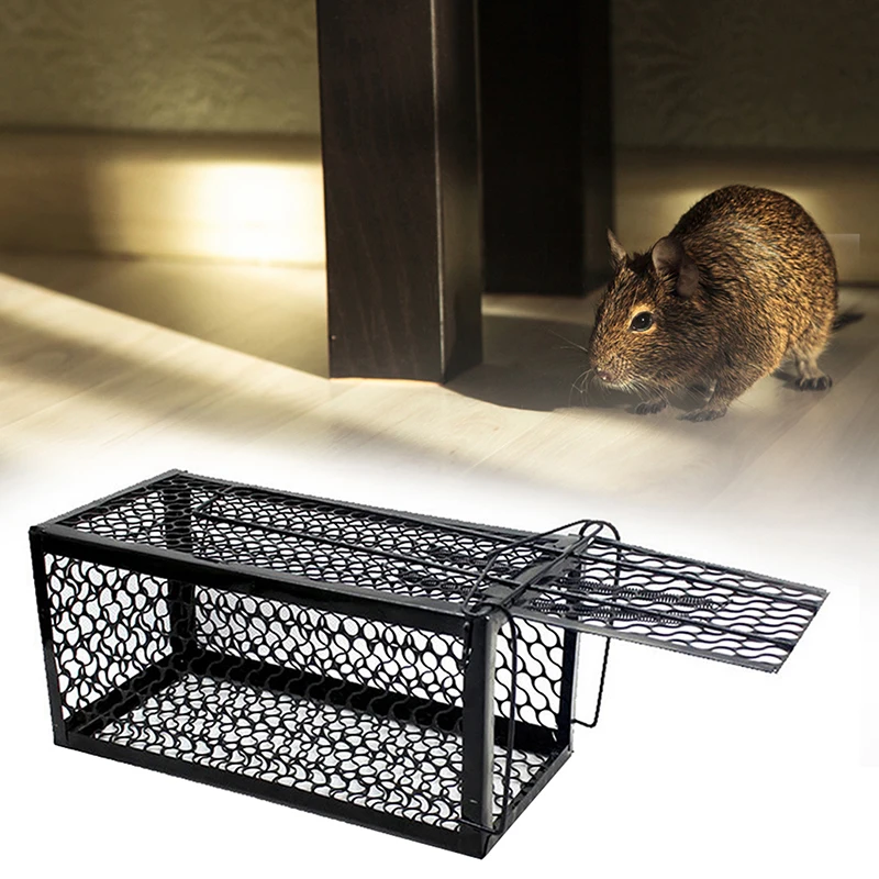 

Smart Self-locking Rat Trap Reusable Heavy Duty Mouse Pet Animal Mice Hamster Cage Control Bait Rodent Repeller Catch MouseTrap