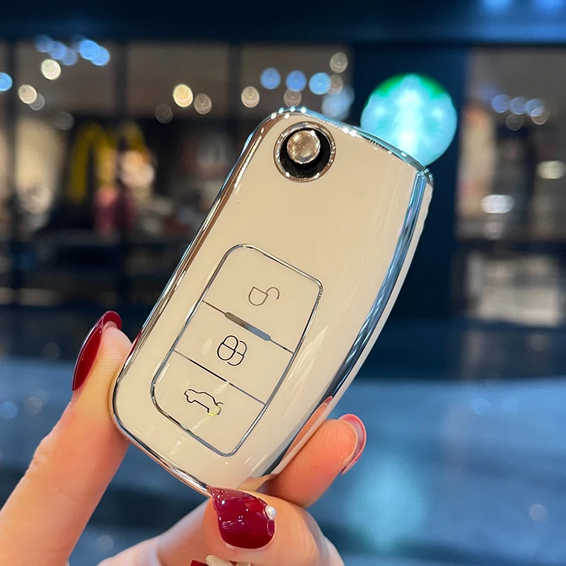 Чехол для автомобильного ключа для Ford Fiesta Mk8 MK3 MK7 Puma Focus 2 3 MK3 Mk4 Mondeo Mk5 Mk4 Explorer Ecosport Kuga C MAX Bronco Mustang