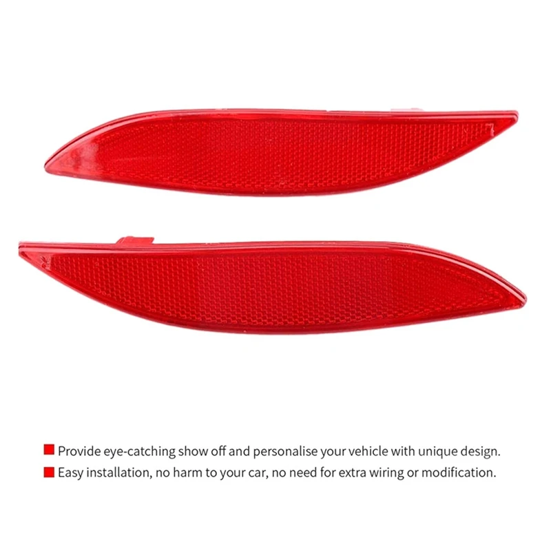 Отражатель заднего бампера детали для замены линз хэтчбека Renault Megane MK3 Grandtour Fluence