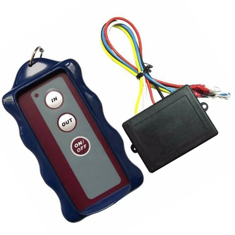 

Set Remote Control 70 X 45 X 22 Mm Handset Kit For Truck Jeep ATV 30m DC 12V