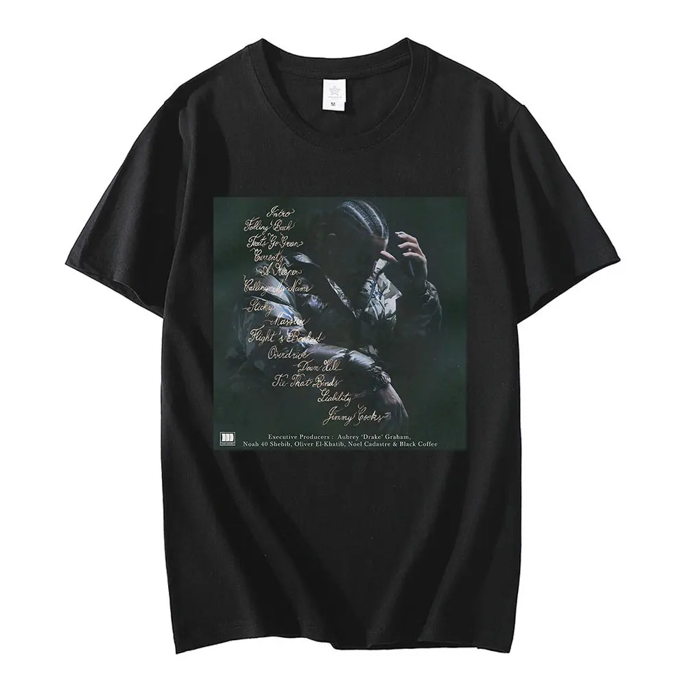 

Rapper Drake 2022 New Music Album Honestly Nevermind T-shirt Men's Women Fashion Graphics T Shirt Casual Male Hip Hop T-Shirts