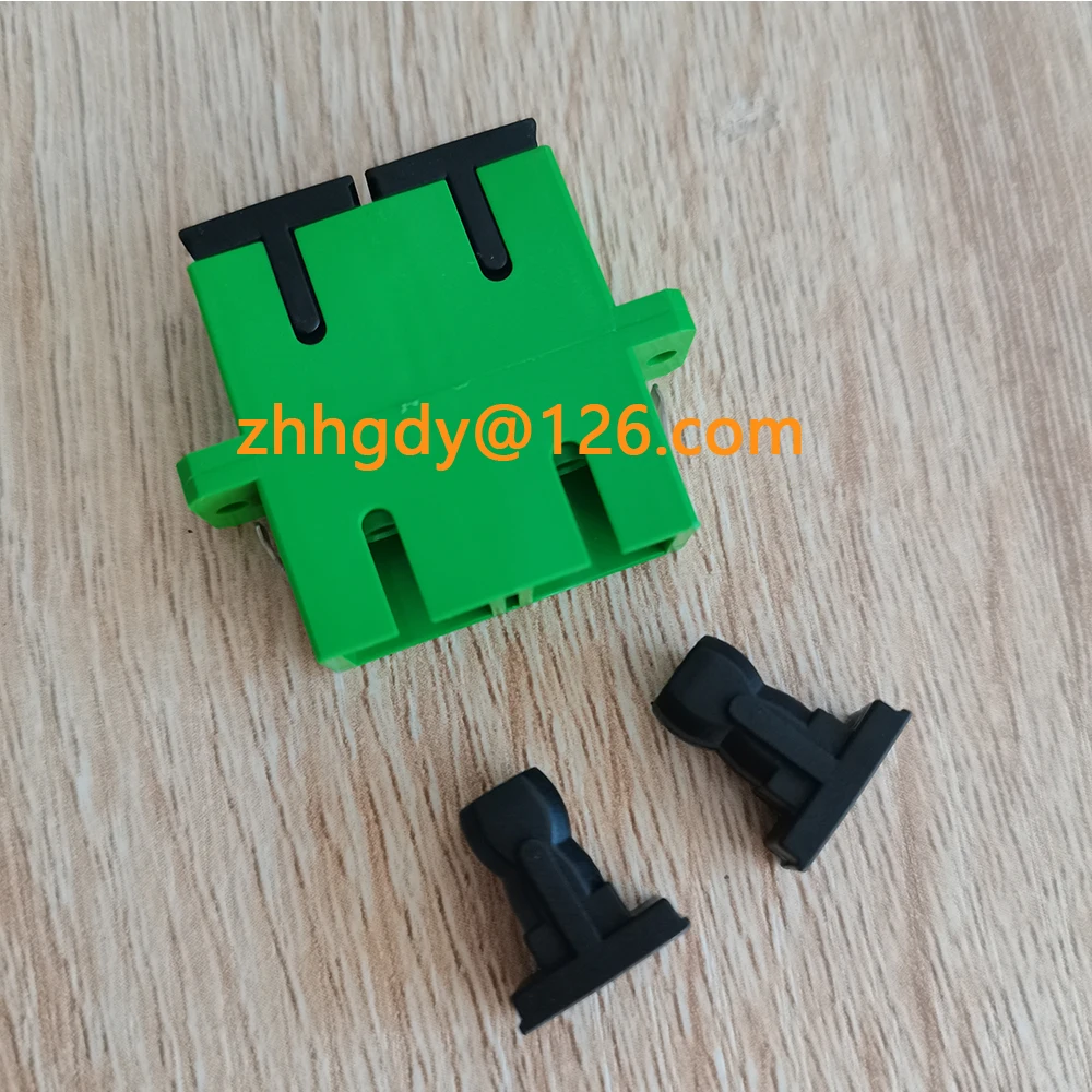 SC/APC OM3 Optic Fiber Flange Single Mode Duplex Telecom SC Optic Fiber Coupler Adapter Connector Free Shipping