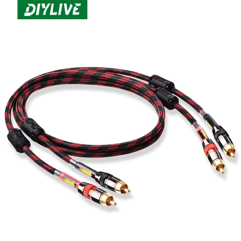 7N монокристаллическая медная 2-жильная экранированная сигнальная линия красный