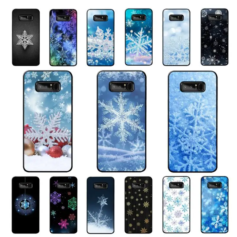 

MaiYaCa Winter Snow Flowers Phone Case for Samsung Note 5 7 8 9 10 20 pro plus lite ultra A21 12 02