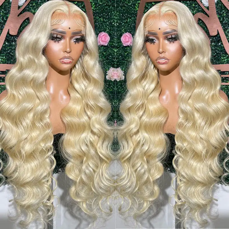 

613 Hd Lace Frontal Wig 13x6 Human Hair Wigs For Women Brazilian Hair Pre Plucked 30 Inch 13x4 Blonde Body Wave Lace Front Wig