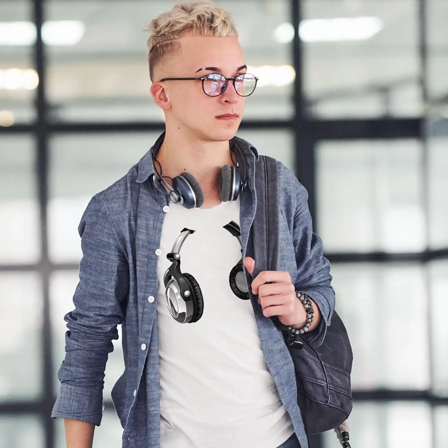 lepni.me Мужская футболка DJ подарок для любителей музыки ретро музыкальная