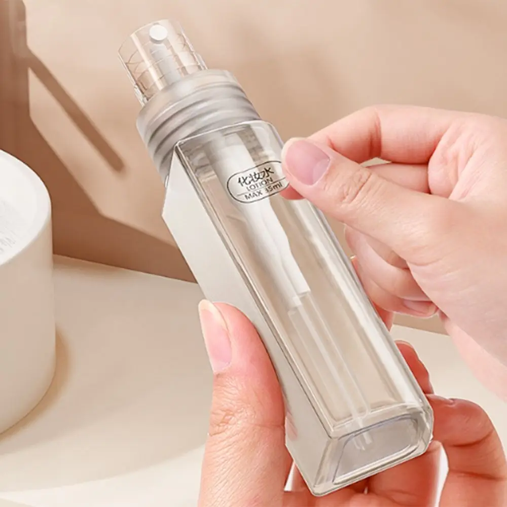 Многоразовые флаконы для путешествий 35 мл серый/синий/розовый