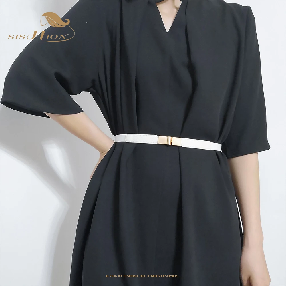 

Новый универсальный женский эластичный пояс, женский эластичный пояс, кожаный эластичный пояс SCB0184