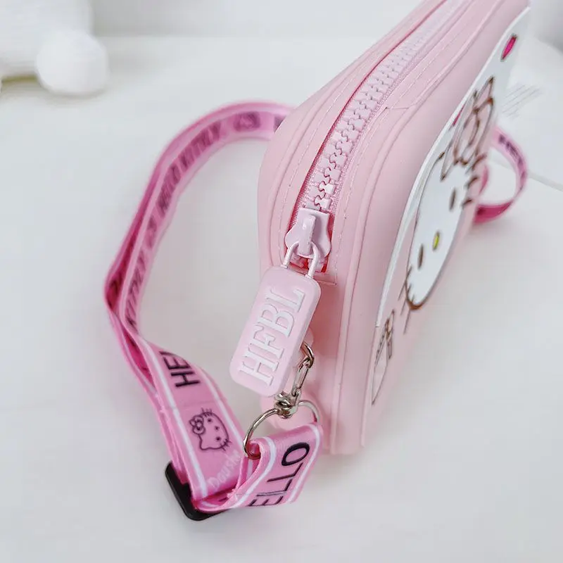 Backpack for Girls Cartoon Mobile Phone Bag Cute Girl's Crossbody Bag Hello Kitty Bag Children's Single-Shoulder Bag