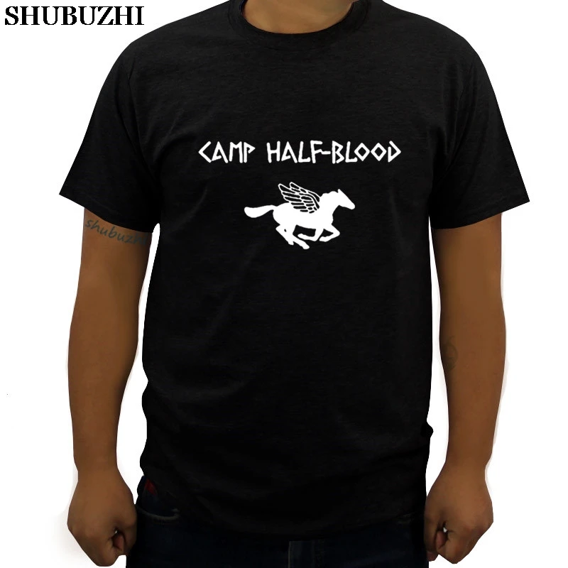 

t-shirt cotton men tee-shirt new fashion summer brand top tees Camp Half-Blood T-Shirt P