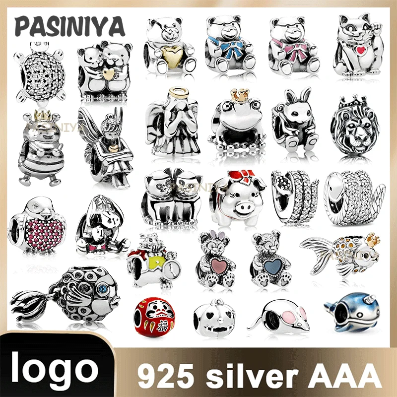 

Подвеска из серебра 925 пробы с животными серий Ocean, 13 шт.