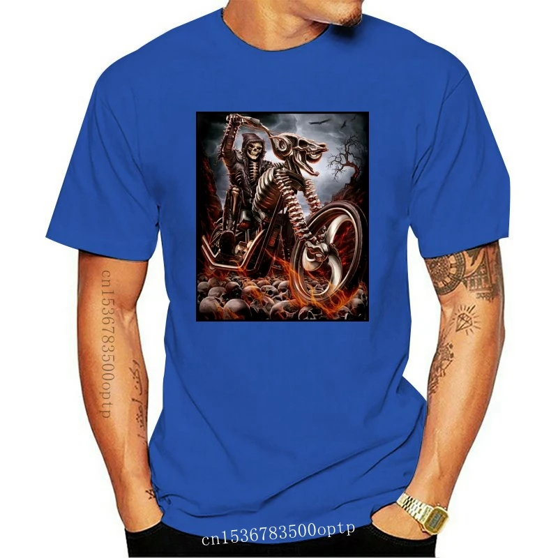 

Футболка с принтом черепа и надписью «Grim Reaper»