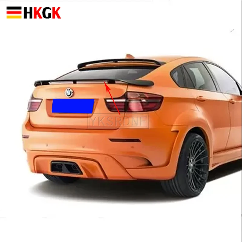 

For BMW X6 X Series E71 2009-2014 REAR Spoiler High Quality ABS Material Tail Trunk Wing Boot Lip Spoiler Molding