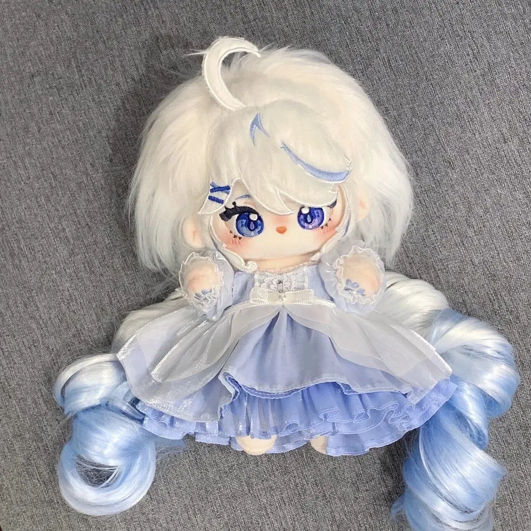 Игра Genshin Impact Furina Focalors милая Лоли для девочек 20 см плюшевое тело милый мультяшный