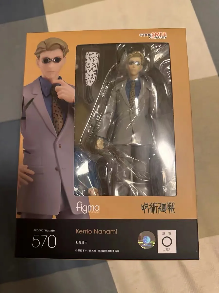 

Фигурки героев фигурок Figma 570 juютсу Kaisen Nanami Kento из ПВХ, фигурки героев аниме, подарки