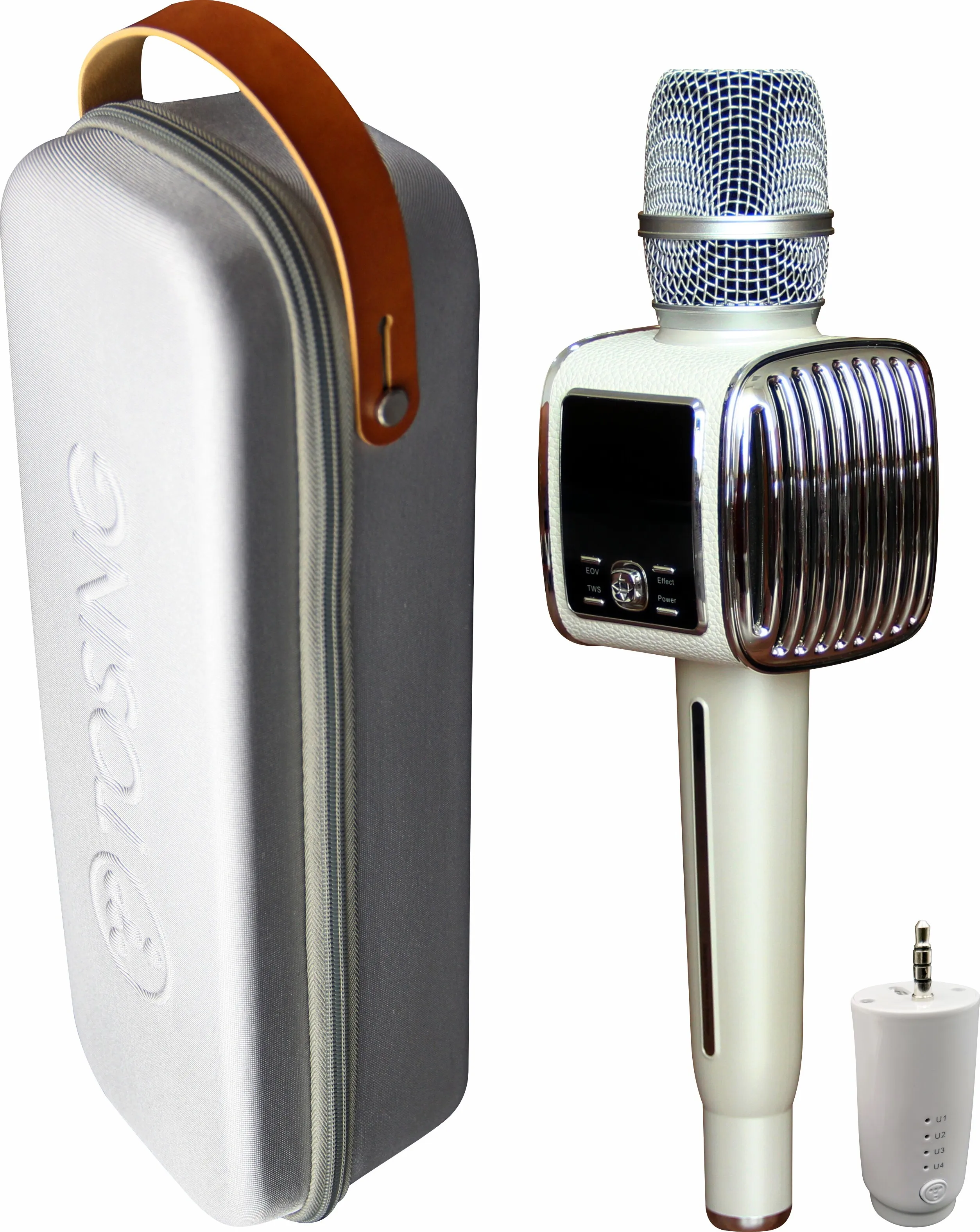 

Микрофон для живого вокала TOSING G6+ PRO, бежевый, белый