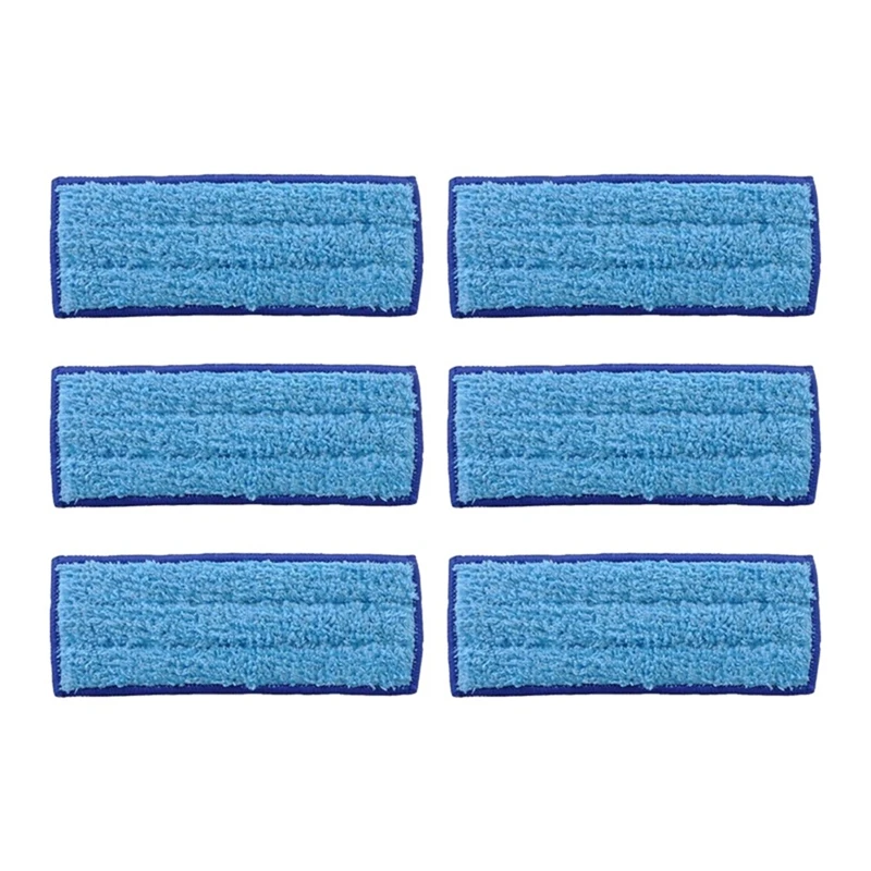 

6Pcs Washable Wet Mopping Pads Damp Pads Dry Pad Cloth for IRobot Braava Jet 240 241 Cleaner Spare Parts Replacement