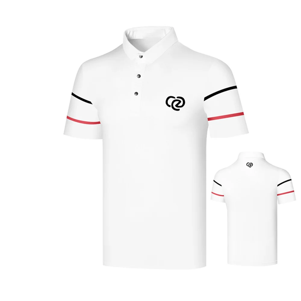 

Golf Clothing Men/Lady Summer Short-Sleeved Stretch Fashion Casual Lapel Outdoor Sports High-Quality Polo Shirt Anti-Pilling Top