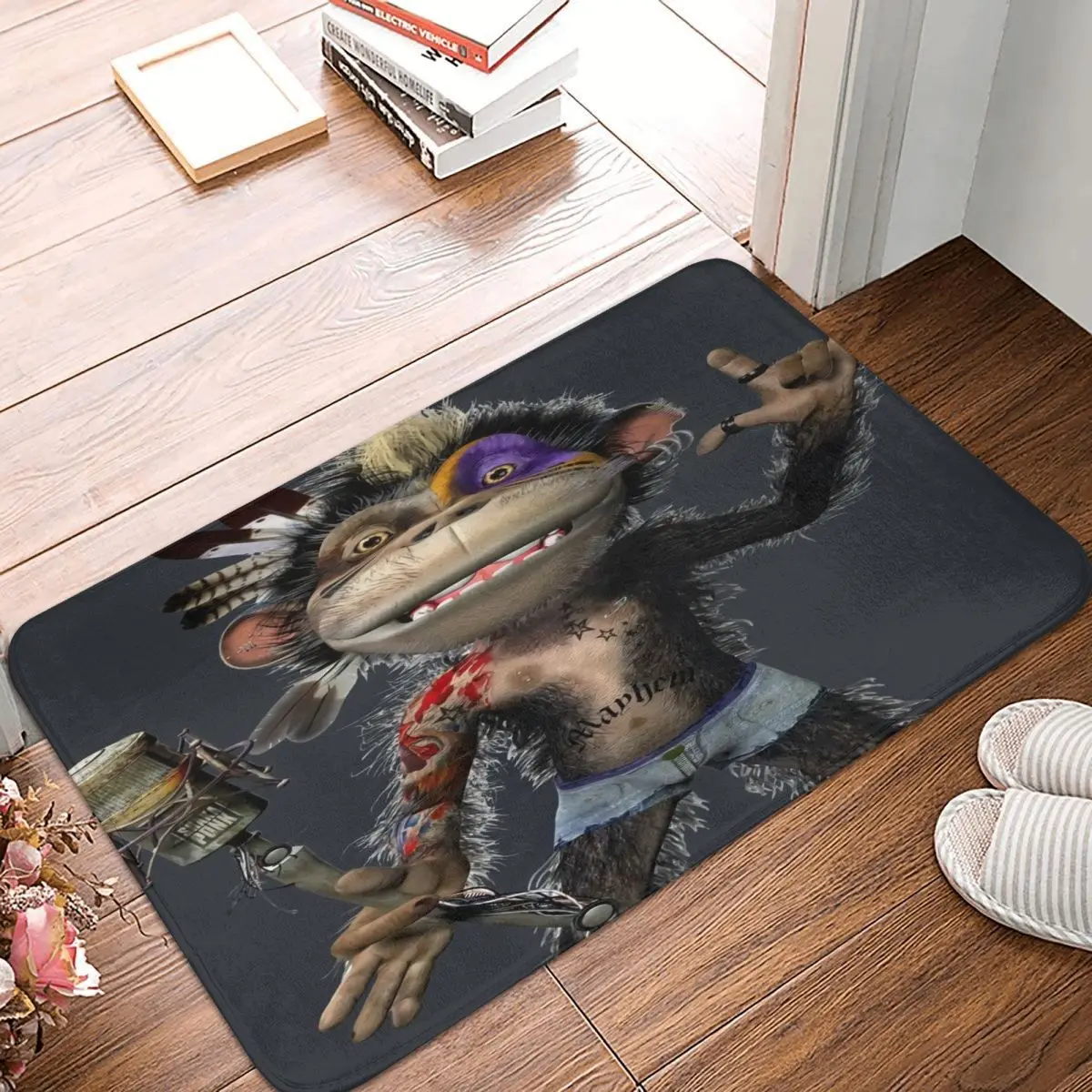 Обезьяна Goz Shaka Ponk коврик Tepich мягкий 16x24in