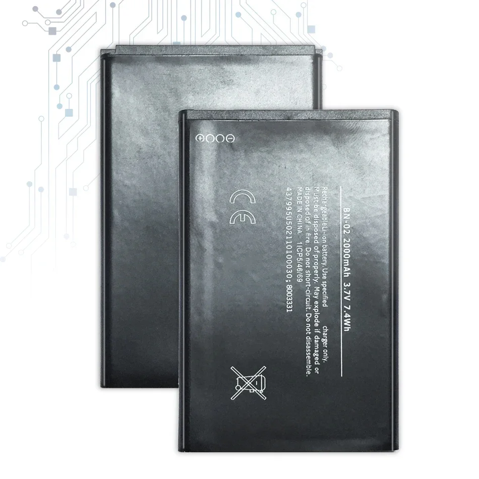 BN-02 BN 02 2000 мАч перезаряжаемая батарея для мобильного телефона Nokia XL/XL 4G RM-1061 RM-1030