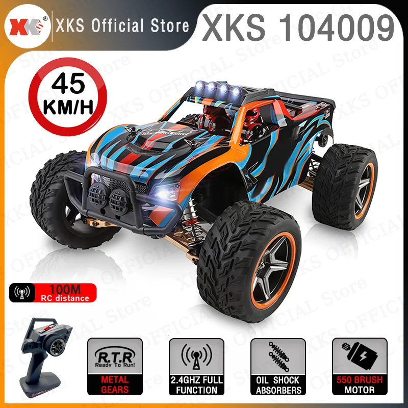 1/10 45km/h High Speed 4wd Drive Off-road 2.4g Radio Control Climbing Drift Rc Truck Toy Gift For Adult