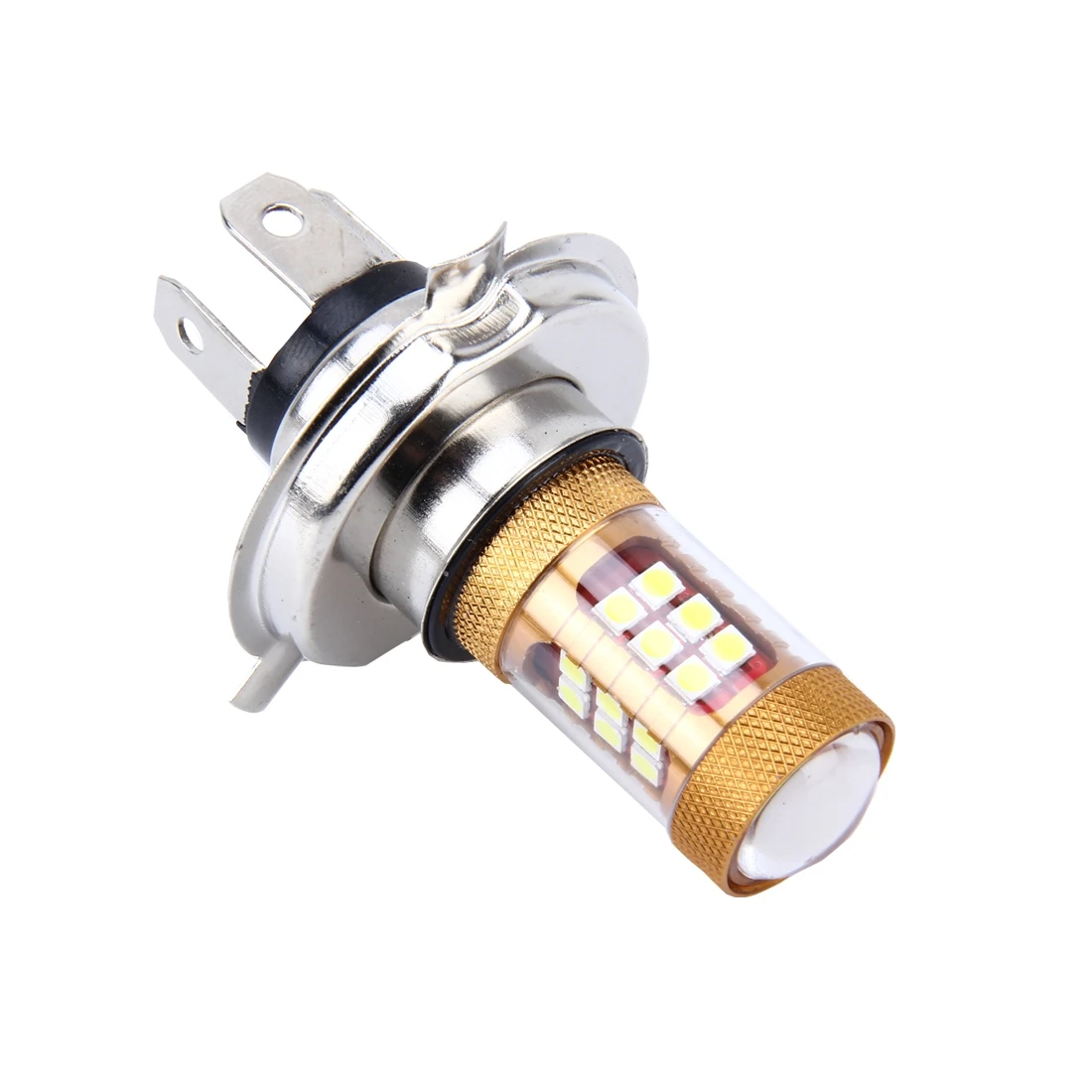 

2 шт. H4 15 Вт 1300 ЛМ 6500 к 28 SMD-3030 светодиодов автомобильный противотуманный светильник s, DC 12 В (белый светильник)