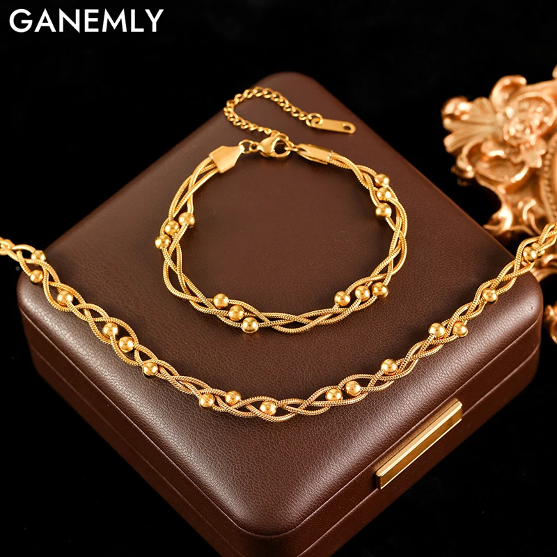 Цепочка на рану GANEMLY из нержавеющей стали 316L