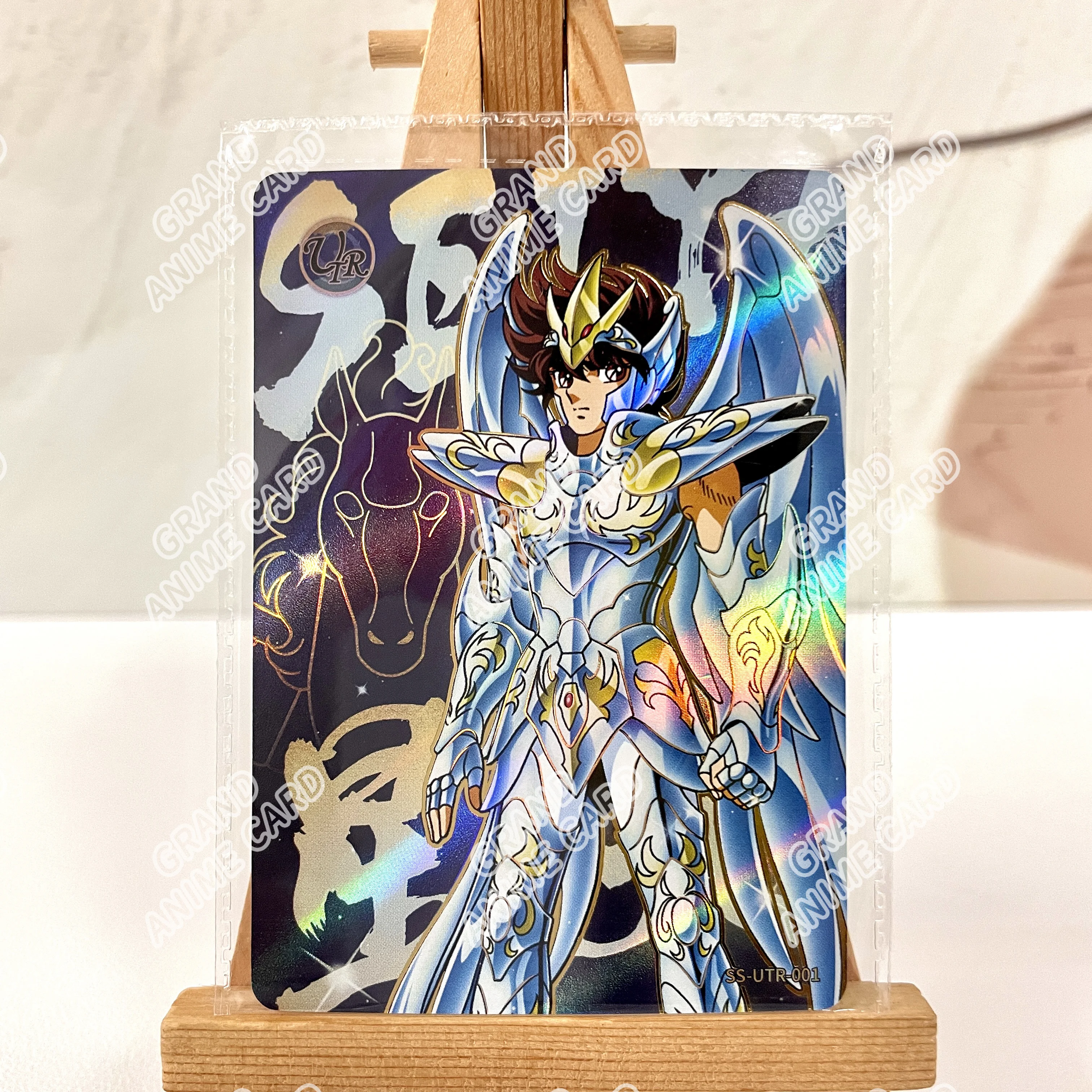 Фото Kayou Genuine Saint Seiya UTR 001-024 Полный набор одной карты Редкая коллекция аниме Афина Посейдон Карточная игрушка Игра Детский подарок №2