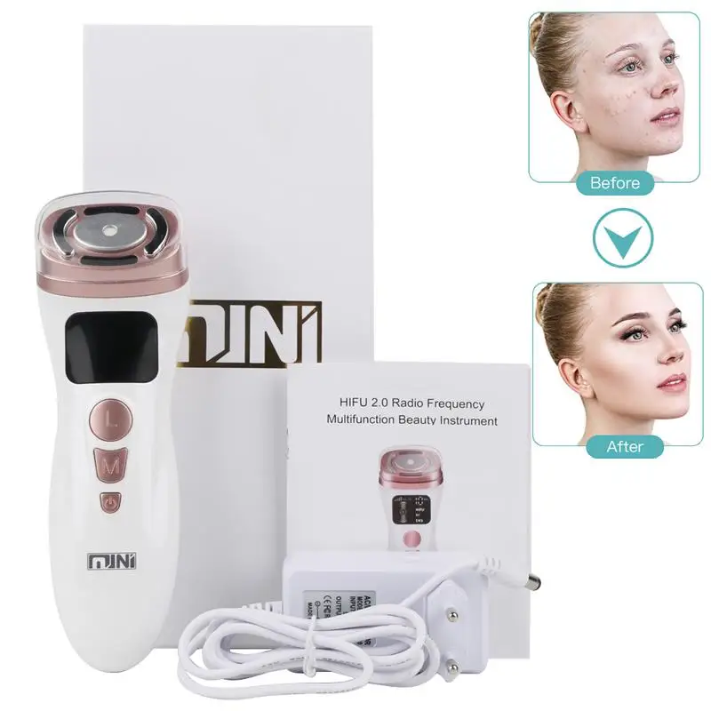 

Portable Vibrating Facial Massage Tighten Skin Face Ems Led Beauty Skin Rejuvenation Rf Beauty Device Anti Aging Home Use Tool