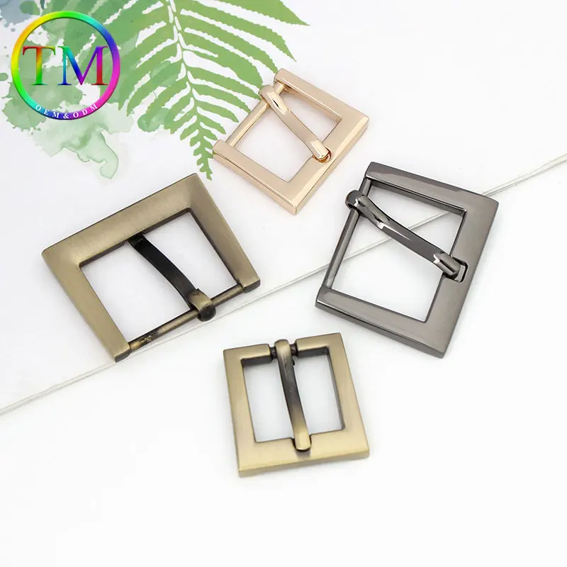 10-50Pcs High Quality Turn Buckle Flat Square Metal Pin Buckles Strap Webbing Adjustable Buckles Purse Bag Belt Accessories
