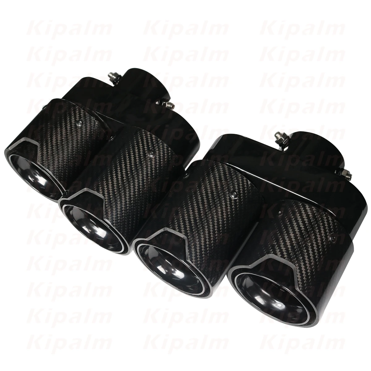 1 пара двойных труб из углеродного волокна M Performance наконечник глушителя